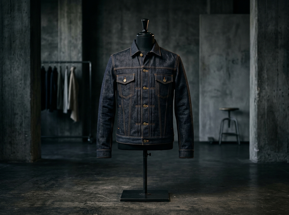 Selvedge Raw Denim Trucker Jacket