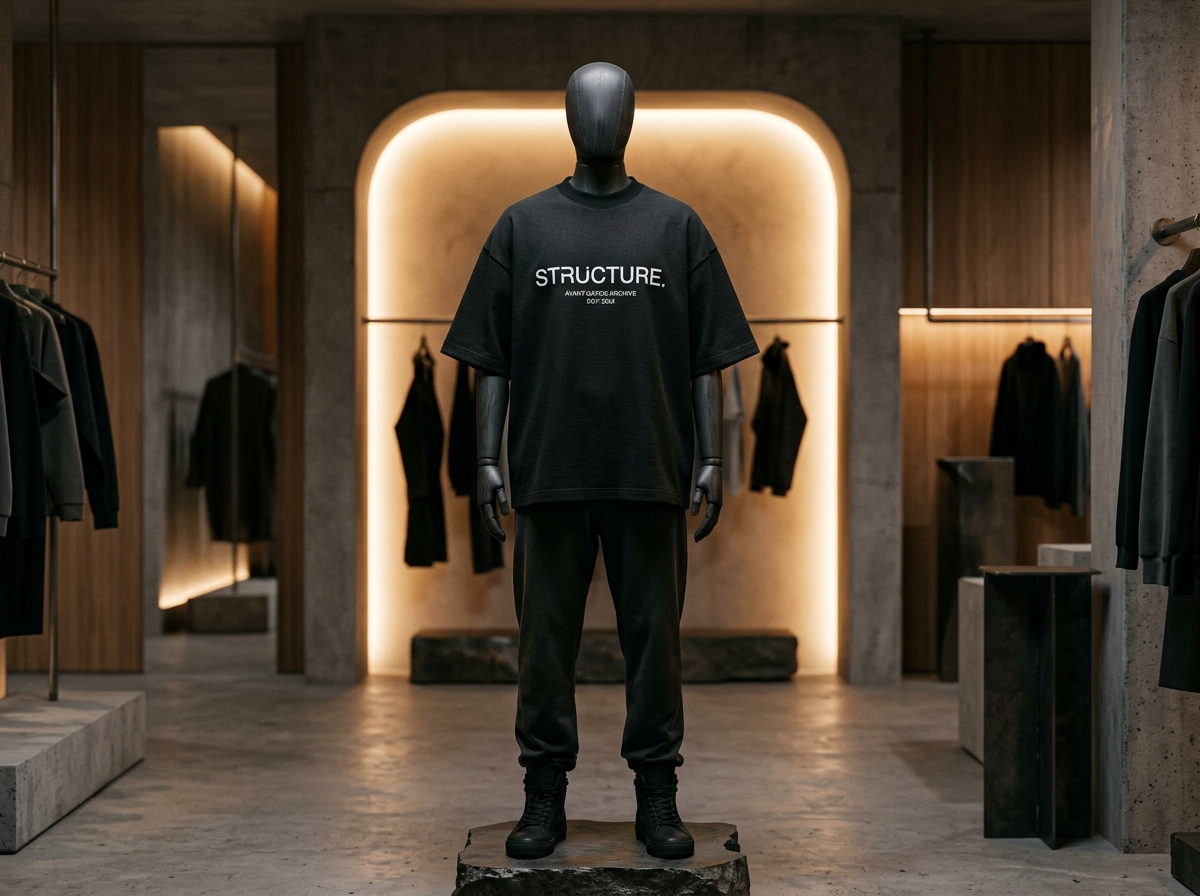 Structure Oversized Heavyweight T-Shirt
